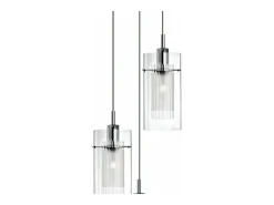 Searchlight Duo 3 Light Cluster Pendel krom, glas, E14