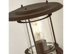 Searchlight EdgewareVägglampa utomhus & veranda, sensor Rostbrun IP44