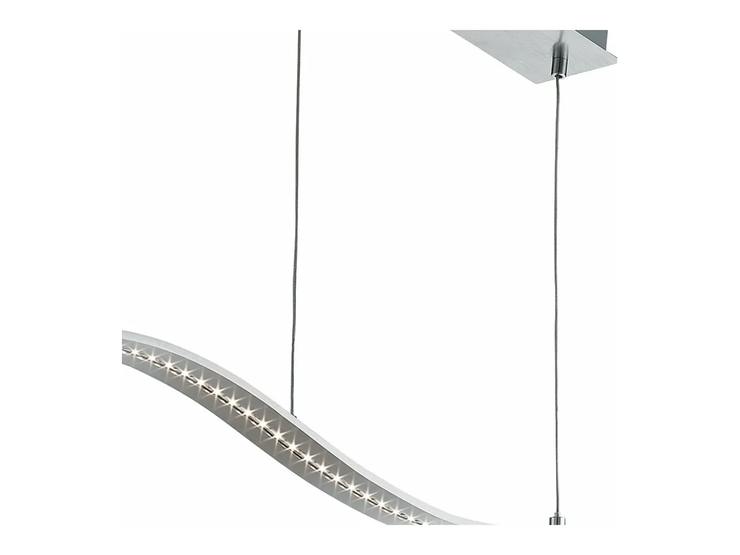 Searchlight Integrerad LED Bar Takhnge Satin Silver, Satin Nickel