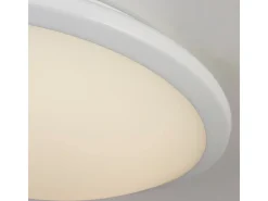 Searchlight Knutsford Blanco empotrado, vidrio esmerilado