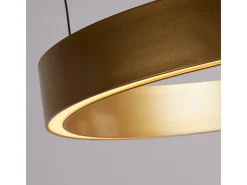 Searchlight Layla Colgante Gesture Control Oro, Acrílico Ópalo