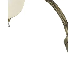 Searchlight LED 1 ljus Justerbar inomhus vgglslampa Antik mssing