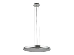 Searchlight Lexi 1 Ljus Tak Pendel Krom, Vit, Glas Integrerad LED