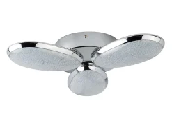 Searchlight Lori Integrerad LED Flush Multi Arm Taklampa Krom, Vit