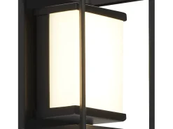 Searchlight Rektangulr Led Vgglampa, Matt Svart - 100mm
