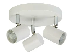 Searchlight Rollo Integrerad LED 3 Light Spotlight Vit