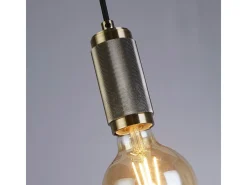 Searchlight Suspension Cable Latón Antiguo, Cable Trenzado Dorado
