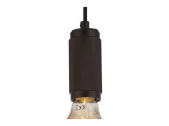 Searchlight Suspensions Cable de Suspensión Moleteado Negro, Cable Trenzado Negro
