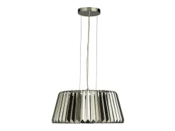 Searchlight Tiaraljushänge, krom rökglas