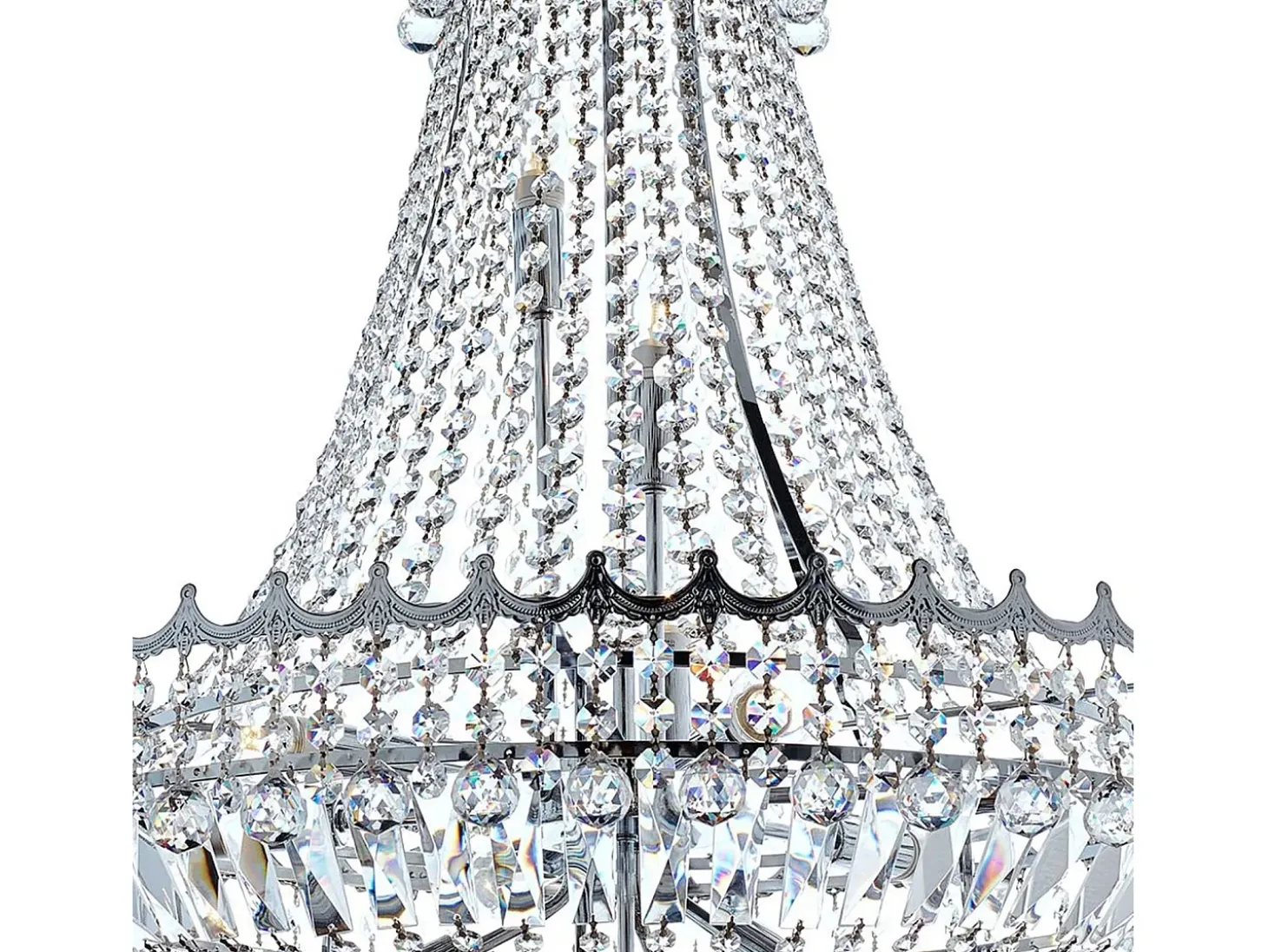 Searchlight Versailles 13 ljus ljuskrona guldfinish, E14