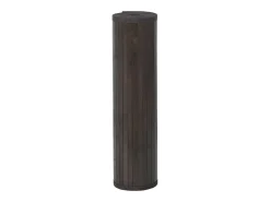 Senad Alfombra rectangular bambú marrón oscuro 70x300 cm
