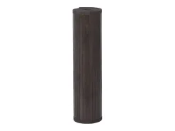 Senad Alfombra rectangular bambú marrón oscuro 80x100 cm