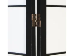 Separador de ambiente 175×264×2.2 cm Shoji negro