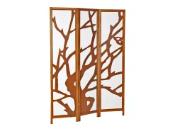 Separador de ambiente 130,5x2,2x175 cm marrón