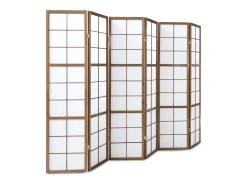 Separador de ambiente 175x264x2.2 cm Marrón Shoji