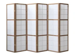 Separador de ambiente 175x264x2.2 cm Marrón Shoji