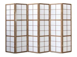 Separador de ambiente 175x264x2.2 cm Marrón Shoji