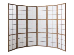 Separador de ambiente 175x264x2.2 cm Marrón Shoji