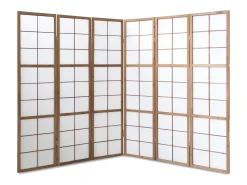 Separador de ambiente 175x264x2.2 cm Marrón Shoji