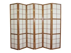 Separador de ambiente 175x264x2.2 cm Marrón Shoji