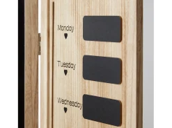 Separador de ambiente 170x120x2 cm biombo de madera natural