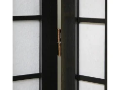 Separador de ambiente 264x175x2.2 cm negro Shoji