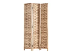 Separador de ambiente 120x2x170 cm natural Biombo