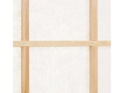 Separador de ambiente 175x264x2.2 cm marrón claro Shoji
