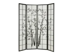 Separador de ambientes 179 cm Negro