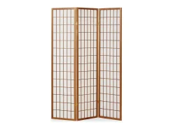 Separador de ambientes 175x132x2.2 cm marrón Shoji