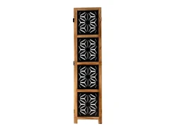 Separador de ambientes 170x120x2 cm natural negro