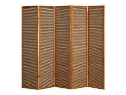 Separador de ambientes 220x2.2x175 cm marrón