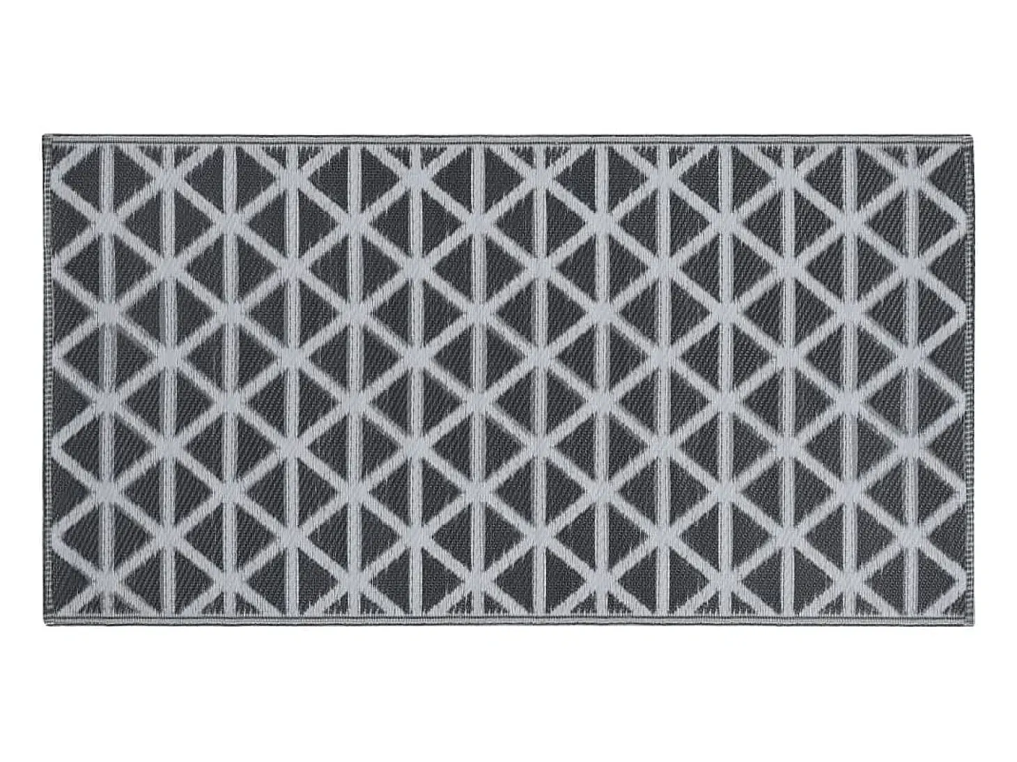 Seran Alfombra de exterior ARAKIL negra 190x290 cm PP