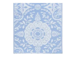 Seran Alfombra de exterior ARAKIL azul bebé 80x150 cm PP