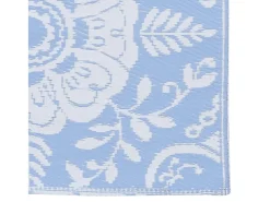 Seran Alfombra de exterior ARAKIL azul bebé 80x150 cm PP