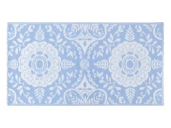 Seran Alfombra de exterior ARAKIL azul bebé 80x150 cm PP
