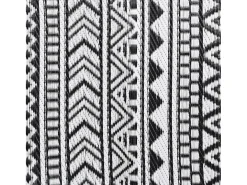 Seran Alfombra de exterior ARAKIL negra 140x200 cm PP