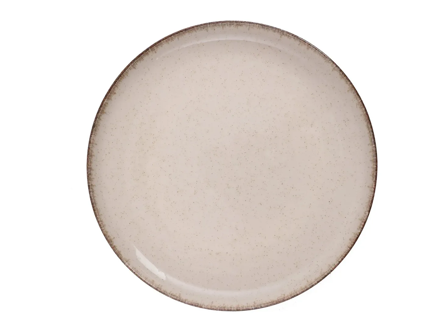 Servicio de vajilla, platos, platos, de porcelana - 18 piezas - color crema- SANCHA