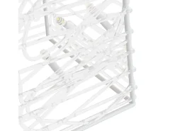Set cono luz LED decorativo acrílico blanco frío 30/45/60cm