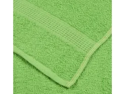 Set de 8 toallas Ariel 360 gramos verde algodón