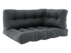 Set de cojines para paletas antracita 120x15x80 flocken