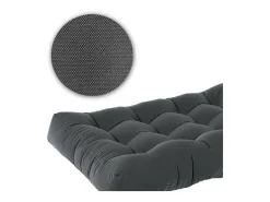 Set de cojines para paletas antracita 120x15x80 flocken