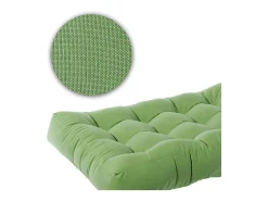 Set de cojines para paletas verde 120x80x15 flocken