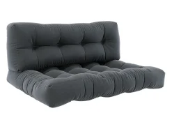 Set de cojines para paletas antracita 120x15x80 flocken