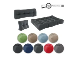 Set de cojines para paletas antracita 120x80x15 flocken