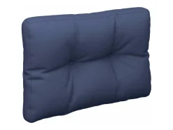 Set de cojines para sofá de palets tela azul marino 60x40x12 cm