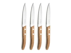 Set de Cuchillos Amefa 497511NT01PK4 Marrón Metal 4 Piezas 21,5 cm (4 Unidades)