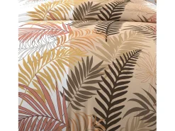 Set funda edredón de algodón 57 hilos 140x200 cm JUNGLE white