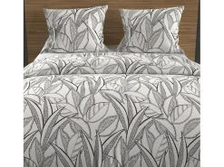 Set funda nórdica de algodón 57 hilos 240x220 cm TOGO blanco