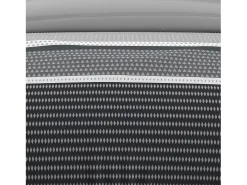 Set funda nórdica de algodón 57 hilos 240x220 cm THALES gris